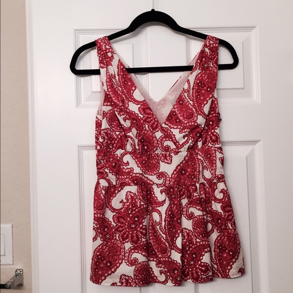 Paisley Print Top