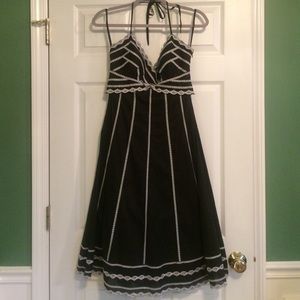 White House Black Market Size 4 Halter Dress