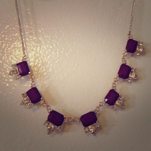 Burgundy Statement Necklace