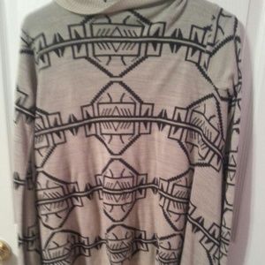 Tribal print cardigan
