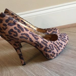 Leopard Heels