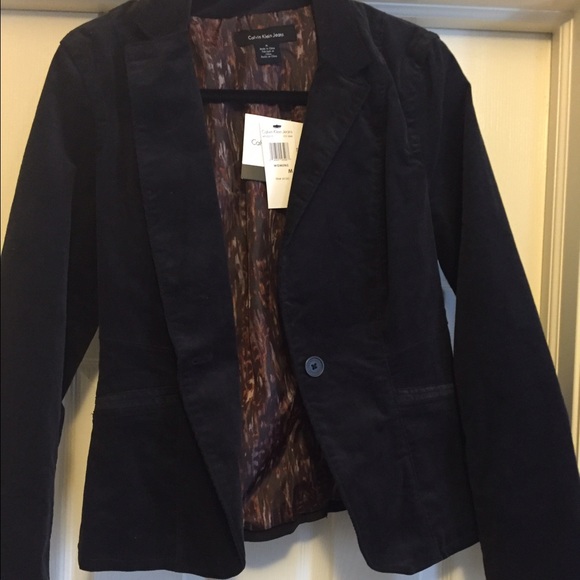 **NWT** Calvin Klein black jacket