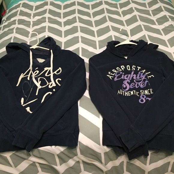 2 Medium Aeropostale hoodies for $15 for both