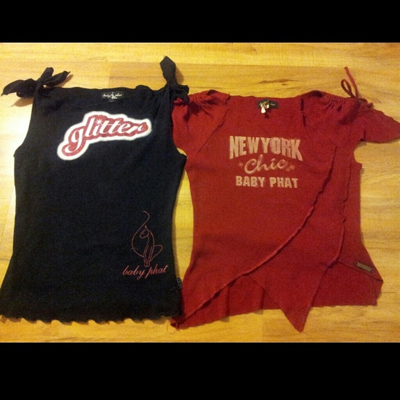 Set of TWO Baby Phat shirts