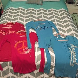 4 Medium Aeropostale shirts for $15 for all 4