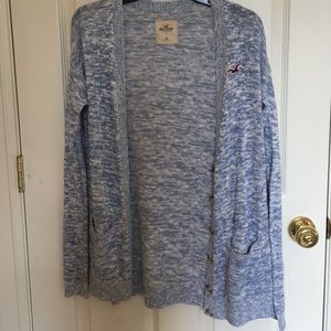 Blue/White Cardigan