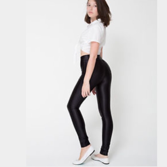 American apparel black disco pants worn once