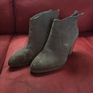 Stone suede booties, super cute!