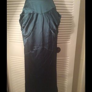Linda Antico Long Blouson Pleated Skirt