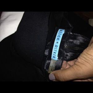 Alice and Olivia black dress