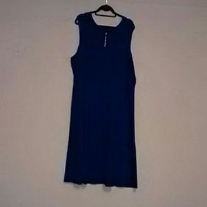 Sapphire Blue cocktail dress with keyhole cut out