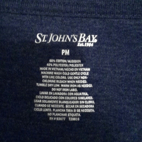 navy/royal blue top - Picture 2 of 2