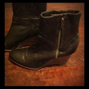 Frye wedge bootie.