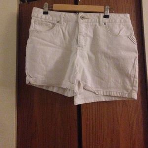 St. John's bay white shorts.