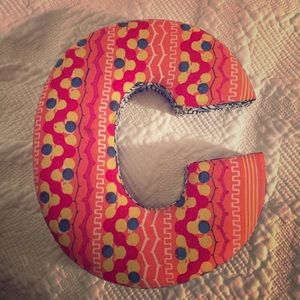 Anthropology Fabric Letter 'C'