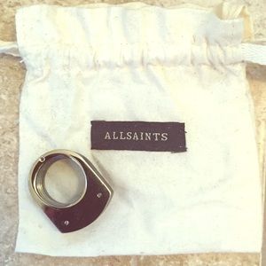 All Saints "industrial style" ring size 7