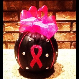 Breast Cancer Awareness Pumpkin🎃💗🎀