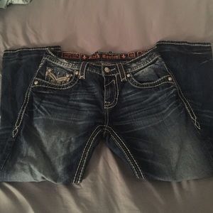 Mens rock revival jeans