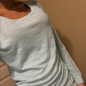 Victoria's secret blue longsleve tee xs