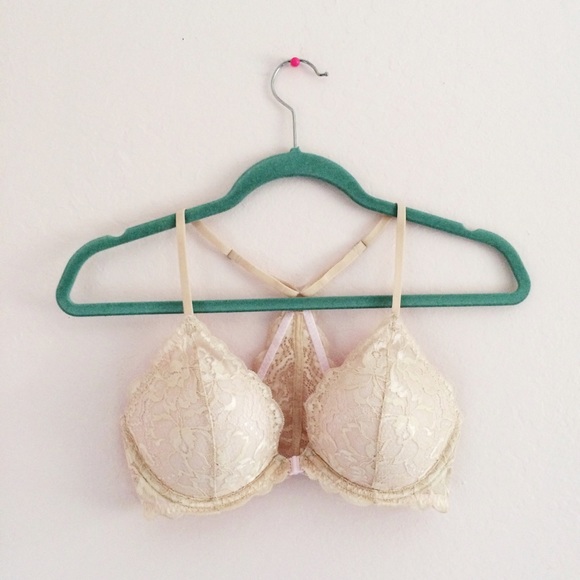 PINK date racerback push up bra