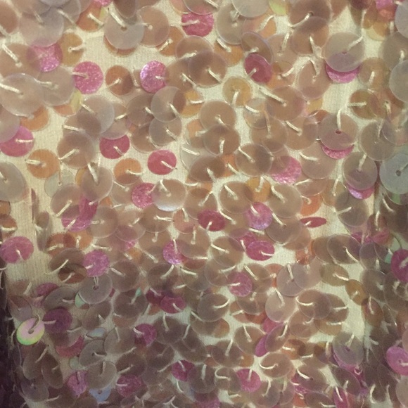 BCBG Maxazria Rose Gold Sequin Dress - Picture 4 of 4