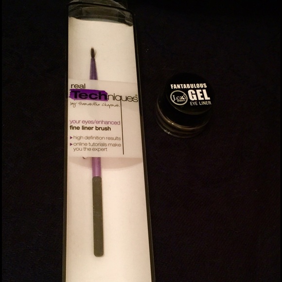 Real Techniques brush and J.Cat gel liner‼️Final
