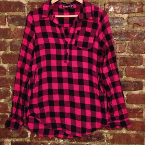 Pink and Black Flannel