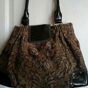 Crazy Horse (Liz Claiborne co) paisley print bag