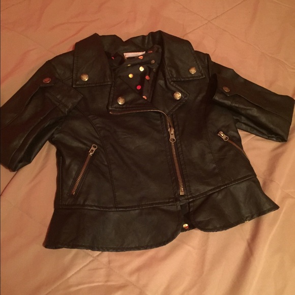 Black Osh Kosh leather