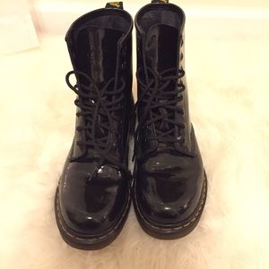 Black Patent Leather Dr. Martens