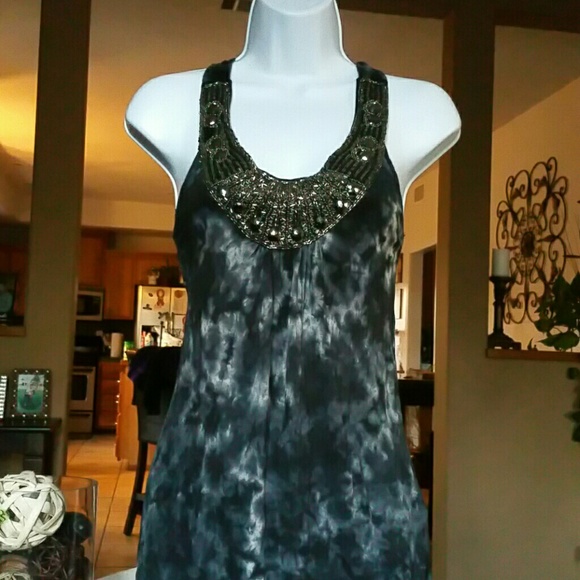 Sexy blinged out halter top