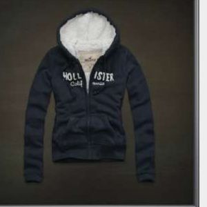 Hollister Faux Fur Zip Hoodie