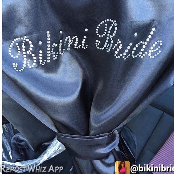 Customized & Handmade Competition Satin Robe - Picture 3 of 3