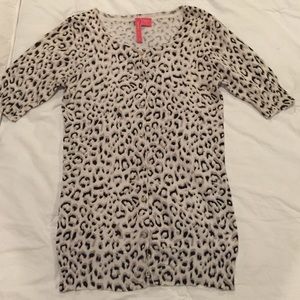 Charlotte Tarantola "Snow Leopard" Cardigan