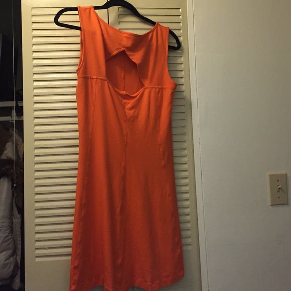 Orange banana republic dress