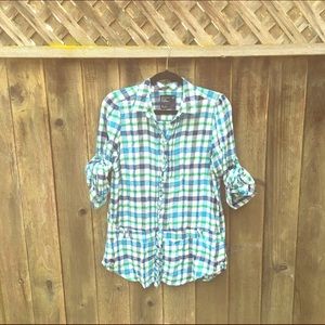 Flannel long top