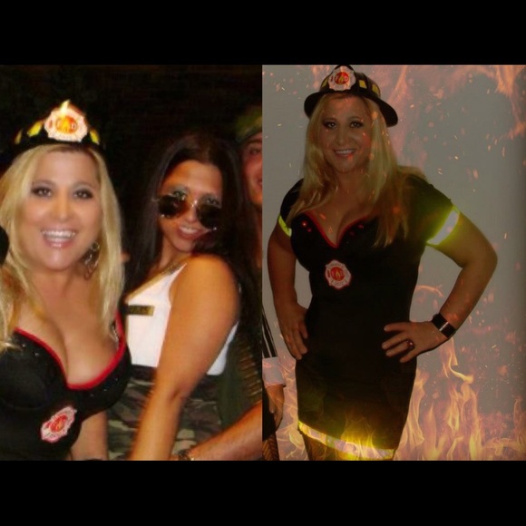 Smokin' Hot  Fire fighter costume size medium .🔥 - Picture 2 of 3