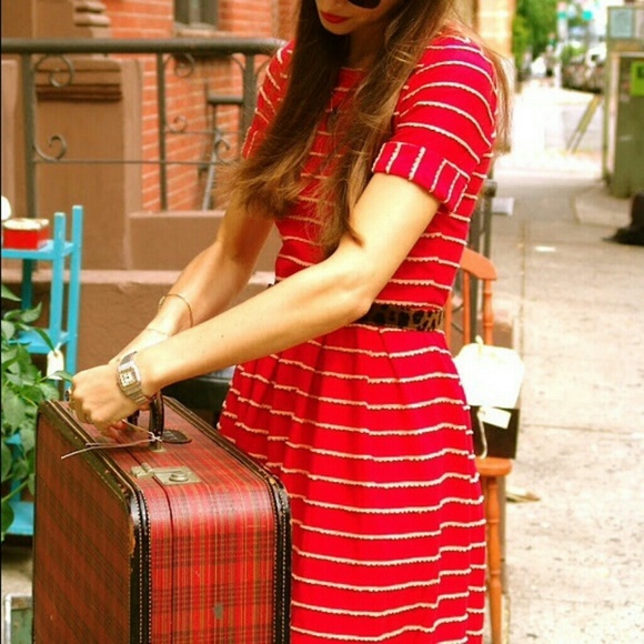Anthropologie Dresses & Skirts - Final price {anthro} scalloped stripes dress