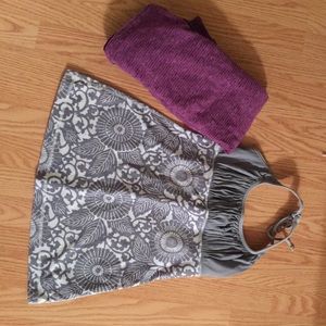 Lululemon infinity scarf and tank bundle