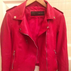 Zara Biker Leather Jacket