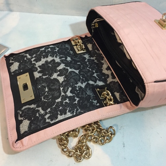 NEW KATE SPADE WEDDING PINK SATIN RUFFLED BAG - Picture 7 of 8