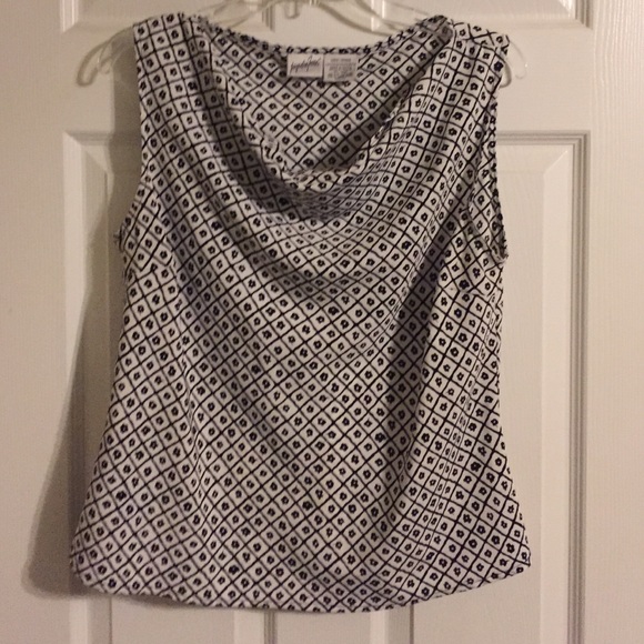 Sleeveless blouse.