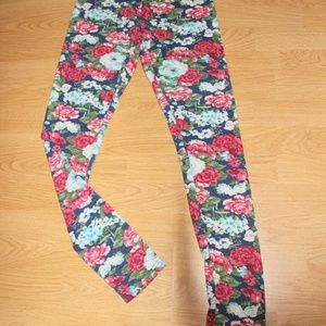 New good quality rose pattern legging