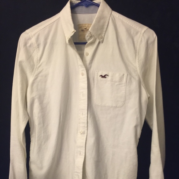 White Hollister Button Down