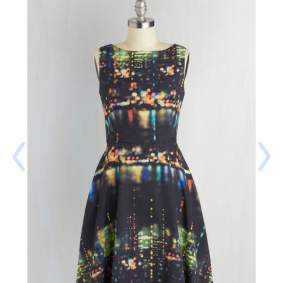 Modcloth Saturday night thrive dress