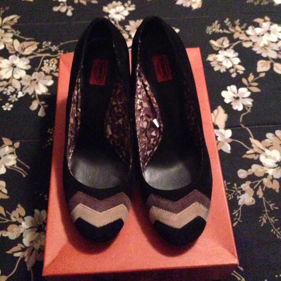 Suede Missoni for Target pumps.