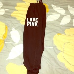 Black Victoria's Secret crop pants