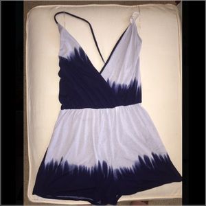 Womens tie dye romper