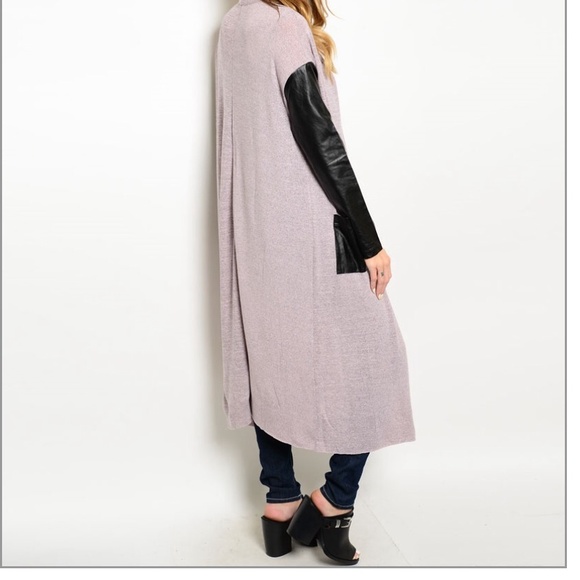 5⭐️rated Pink long cardigan fall must have NWOT - Picture 2 of 3