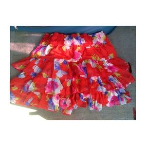 Floral Hollister skirt